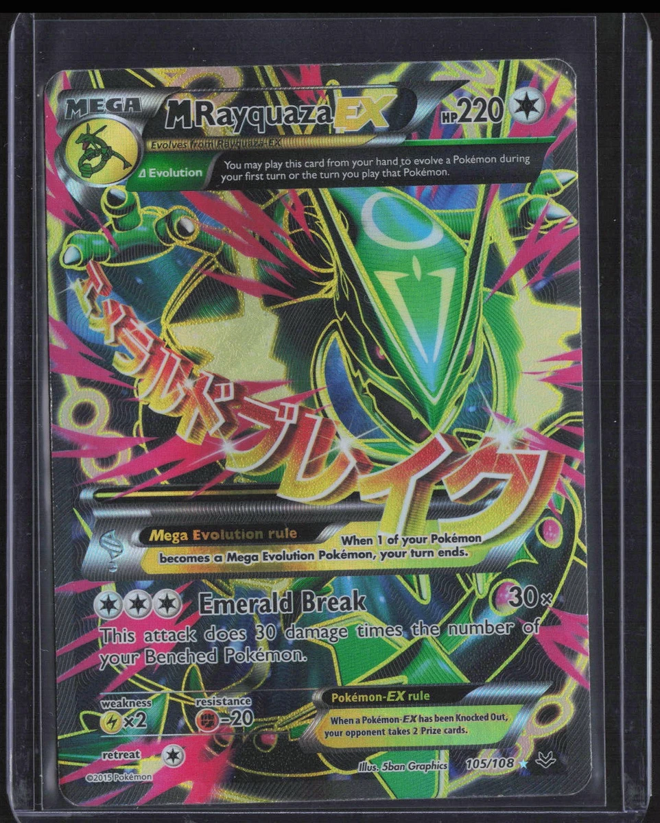Rayquaza Pokémon TCG XY Individual Collectible Card Game Cards for