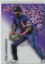 2022 Topps Pristine #296 Tim Anderson Purple Refractor #/99