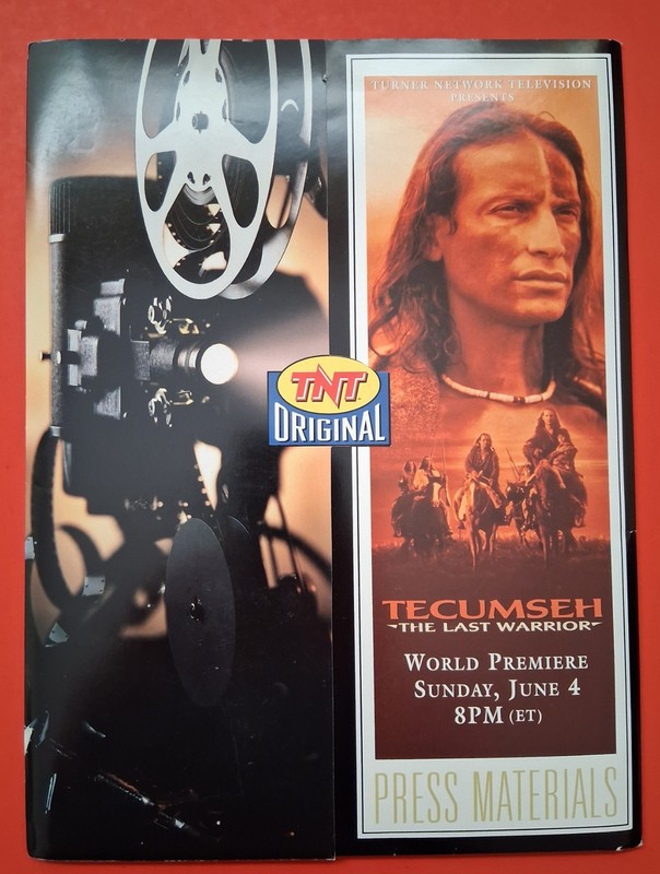 Original 1995 TNT TECUMSEH: THE LAST WARRIOR Press Kit - Jesse Borrego - Rare TV