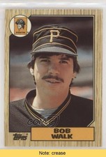 1987 Topps Tiffany Bob Walk #628 READ q7k