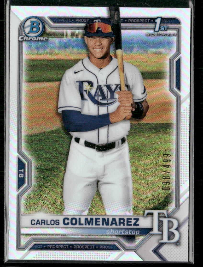2021 Bowman Chrome #BCP-238 Carlos Colmenarez Refractor /499