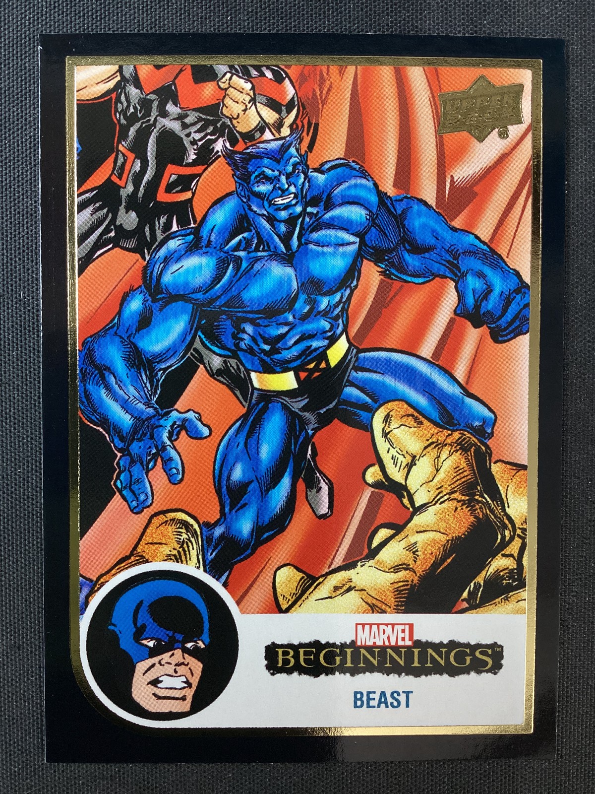 2022 Upper Deck Marvel Beginnings Volume 2, Series 1 #122 Beast Black Border