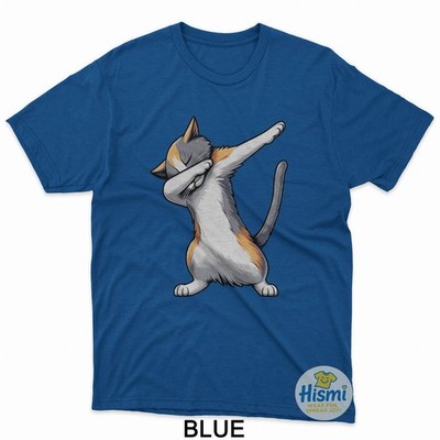 Dabbing Cat Funny Meme Cool Dab Pose Dance Move Feline Lover T-Shirt
