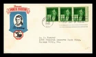 US COVER ELI WHITNEY FAMOUS AMERICANS FDC SCOTT 889 TORKEL GUNDEL CACHET