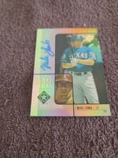 2000 Upper Deck Rookie/Young Star Mike Lamb Texas Rangers Auto #136 0467/1500