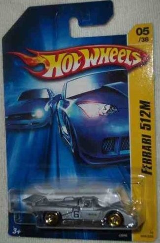 Hot Wheels Ferrari 512M 2006 First Editions Series 5/38 Silver Ferrari 512