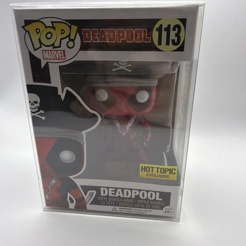 Funko Pop! Vinyl: Marvel - Deadpool (w/ Pirate Hat) - Hot Topic (Exclusive) #113