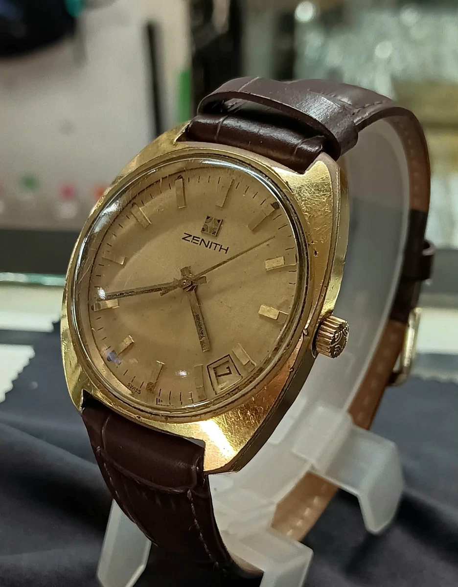 Vintage Zenith Surf 20-1290-365 Manual Wind Watch Signed Crown Serviced 2025