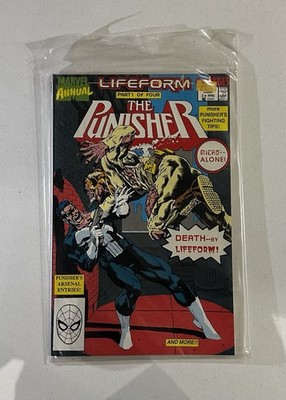 The Punisher Lifeform: Original Marvel Produced Graphical Comic 1/4 Circa 1980s