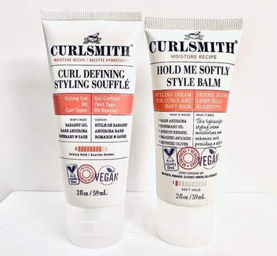 Curlsmith Curl Defining Styling Soufflé & Hold Me Softly Style Balm Mini Set 2oz