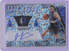 2019-20 Panini Prizm - Fast Break Autographs J.J. Barea #FB-JJB Disco Prizm (AU)