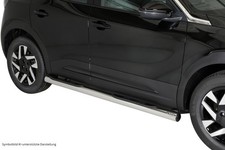 Schwellerrohre mit Tritt für OPEL Mokka Bj.21- Edelstahl Ø76mm mit TÜV