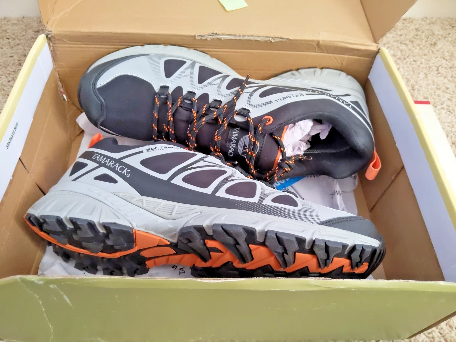 Tamarack Men's SPORTS GEAR Waterproof Trail Running Shoes Size 10.5 NIB