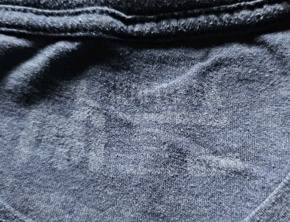 Into the AM Solid Navy Blue Basic Tee T-Shirt Men… - image 2