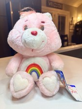 VINTAGE 1983 Care Bears - Kenner / A.G.C. 13" Cheer Bear Rainbow With Tags