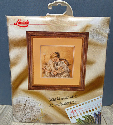 Lanarte Kreuzstich-Set gezählt ''Mutter und Kind'' 34511