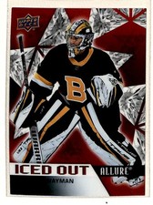 2022-23 Upper Deck Allure Ice Out Red Jeremy Swayman RC Boston Bruins #IO-16