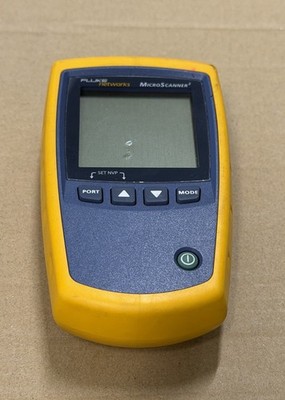 Fluke Networks Microscanner2 MS2-100 Cable Verifier - Cat5/Cat6/Coax Tested