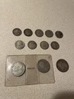 3 Canada Quarters 25 Cents 1940 1950 1958 9 Dimes 1914 1947 1950 1965 1966 2- 68