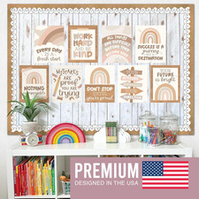 Motivational Posters for Classroom - 9 Growth Mindset Wall Art for Teachers, ...