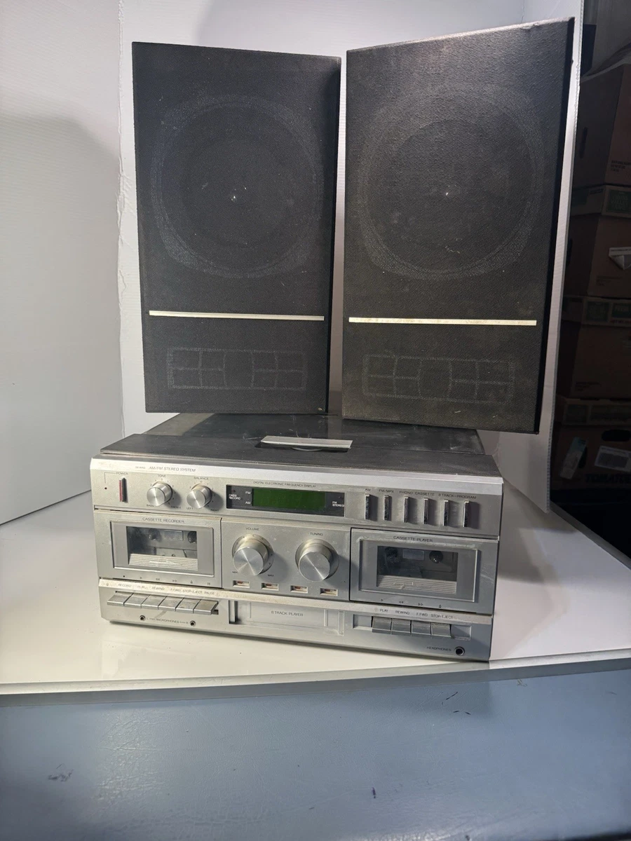 Vintage SEARS Deluxe Dashmate Stereo 8 Track Car
