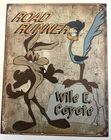 Vintage Style The Road Runner Tin Metal Sign Wile E. Coyote Decor 12.5 X 16 New