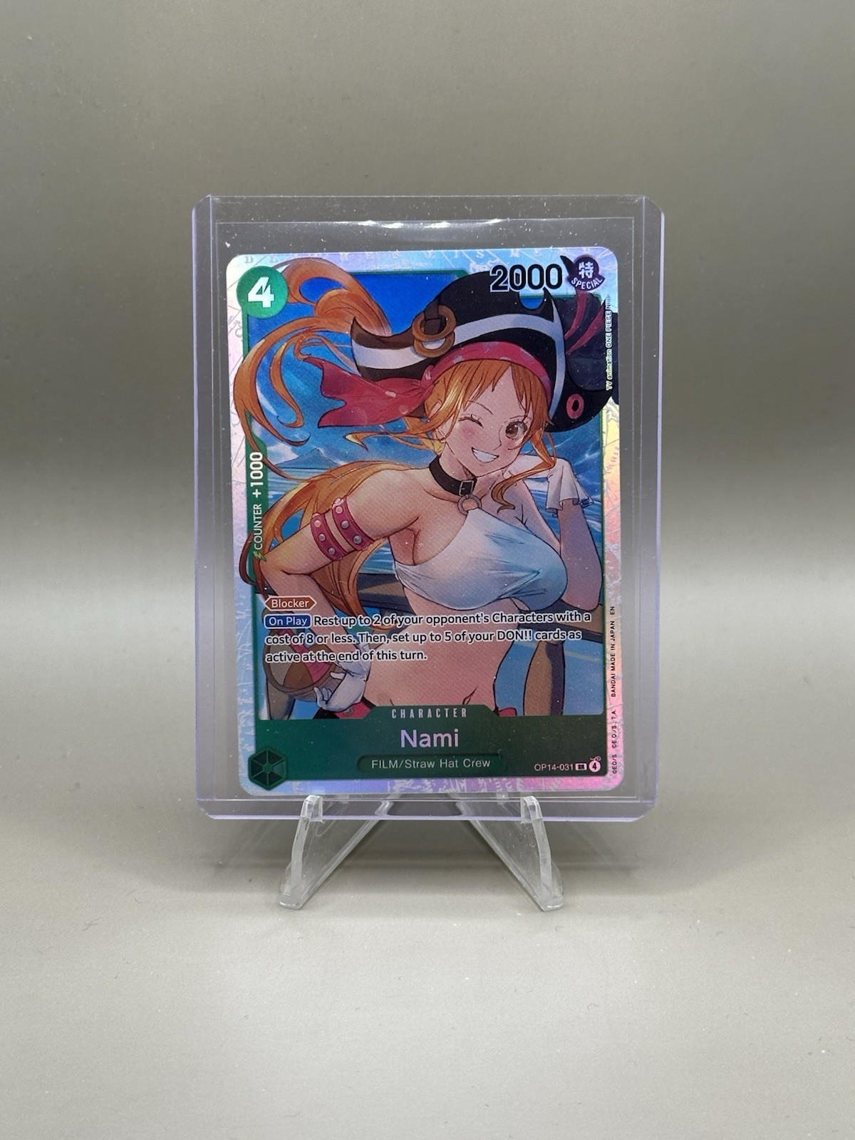 Nami OP14-031 SR THE AZURE SEA'S SEVEN ENGLISH OP14