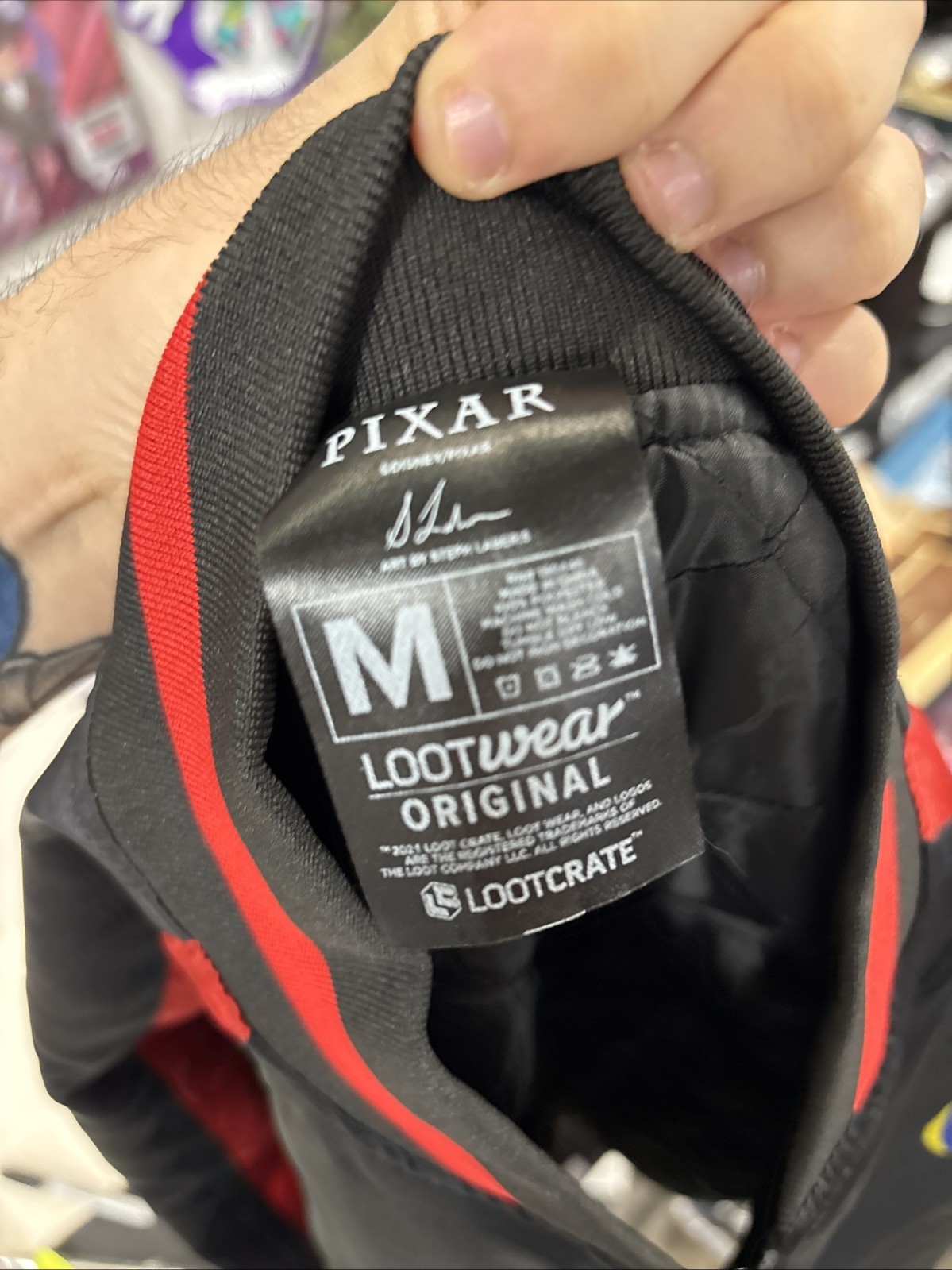 Disney/Pixar Character Bomber Jacket LootCrate Exclusive  Medium image 3