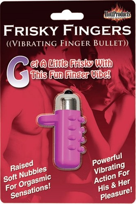 #ad Hott Products Frisky Fingers Vibrating Finger Bullet Purple Hp Htp2175 $11.89