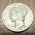 1937 MERCURY SILVER DIME ACTUAL COIN Get More Today And Save Silver @ $103.91 Oz