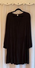 Old Navy Women’s XL Scoop Keyhole Neck Long Sleeve Dress Rayon