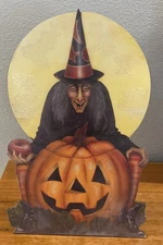 Bethany Lowe Bonnie Barrett Halloween Midnight Witch Dummy Board-Rare-Retired