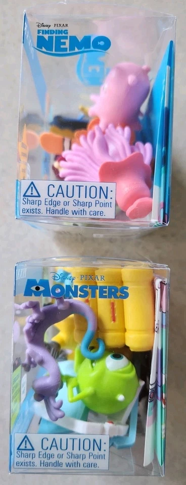 Pixar Finding Nemo & Monsters Inc Critter Crates 迷你玩偶 2 件套 #21425 — 第 2/4 张图片