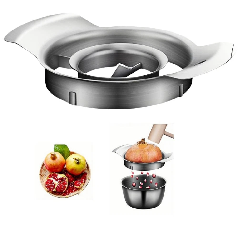 Upgrade Stainless Steel Pomegranate Peeler, Pomegranate Seed Remover, Silver