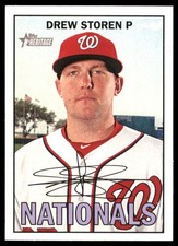 Drew Storen 2016 Topps Heritage #379 Nationals MLB READ FREE SHIP AutographDen