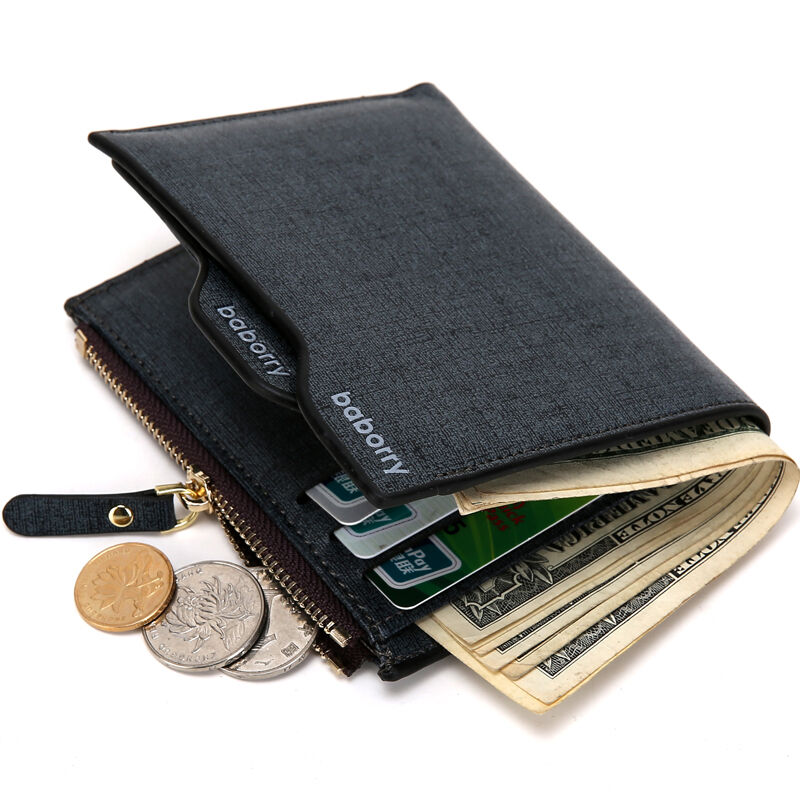 Man-made Leather Wallet Credit Card holder Bifold Coin Purse