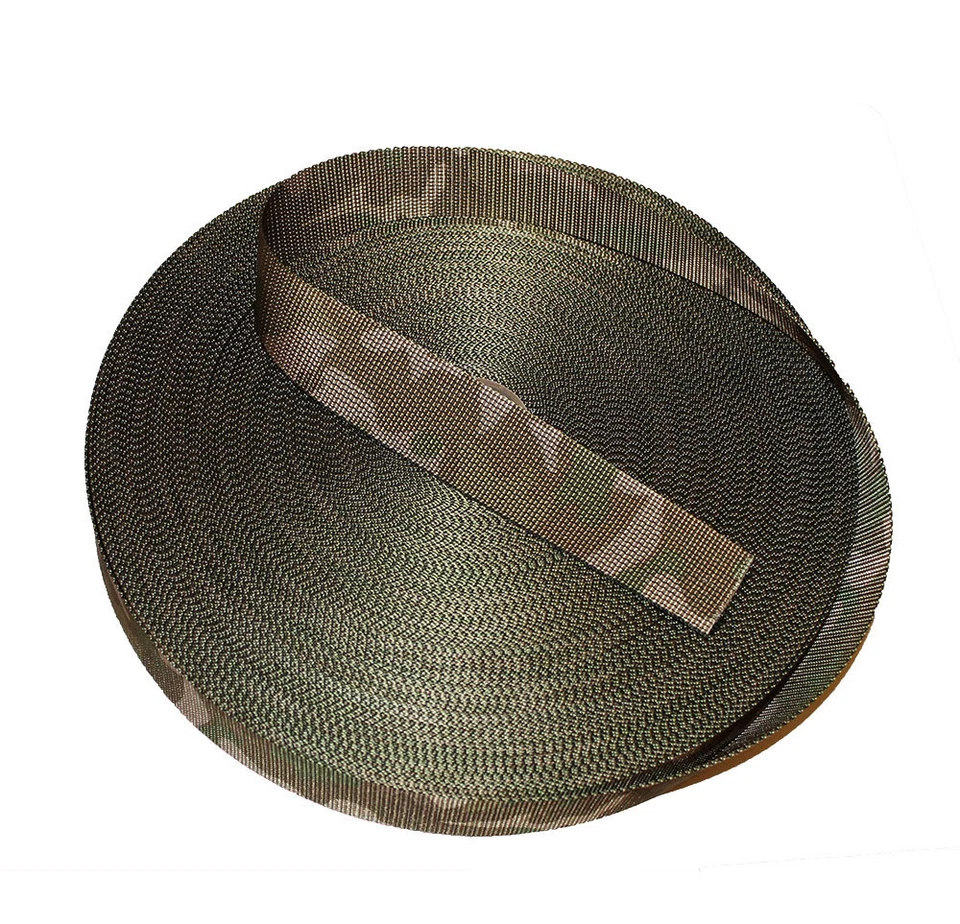 CL DISTRIBUTION 38mm Doppelseitige Mtp / Multicam Tarnfarbe Militär Eigenschaft Gurtband - UK