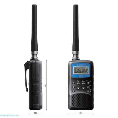 Funk Scanner Albrecht AE 33 U Uniden EZI33 Polizeifunk Feuerwehr Flugfunk UKW