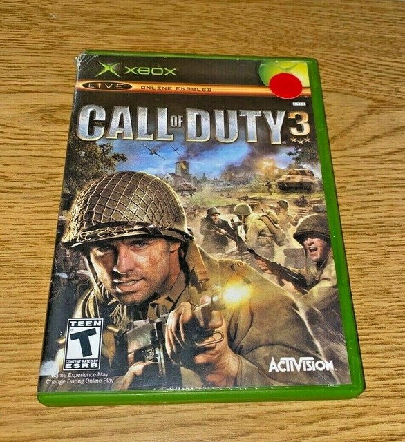 Call of Duty 3 (Original Microsoft Xbox, 2004) COD III