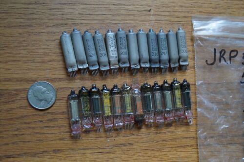 24 Vintage sub miniature tubes, 5672, 5676, 5678, 2G21 - Afbeelding 1 van 3