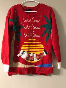 ebay let it snow sweater