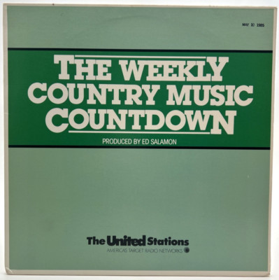 THE WEEKLY COUNTRY MUSIC COUNTDOWN 3xLP Radio Show, Vinyl & Cues 5/10/1985