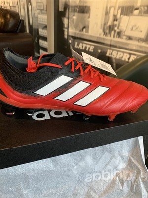 BOTTES DE FOOTBALL ADIDAS COPA 20.1 FG - ROUGE / NOIR / BLANC - TAILLE UK  12.5 - EF1948 | eBay