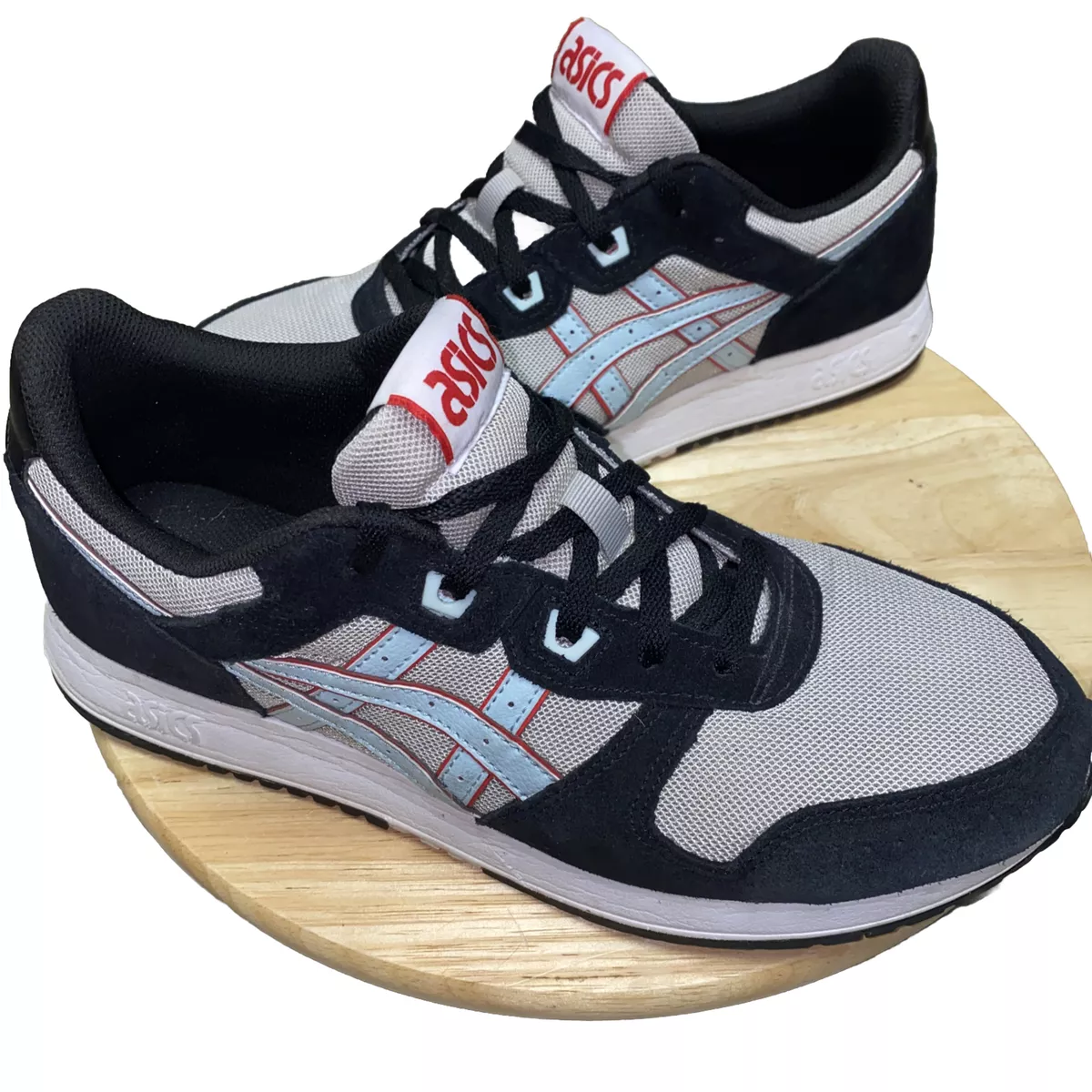 Asics Lyte Classic Shoes Mens 10 US Grey Aqua Road Running