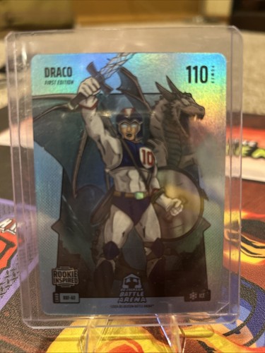 2024 Bo Jackson Battle Arena 1st Ed Draco Drake Maye SP Blue Ice RC BBF-60