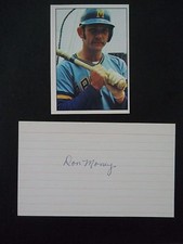 Don Money Autograph on 3