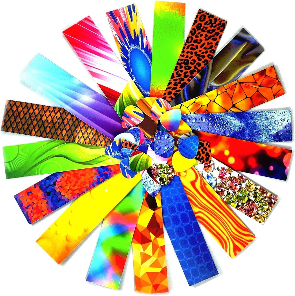 Guitar Pick Pack Custom Strips for Your Guitar Pick Maker - Great Variety of Str