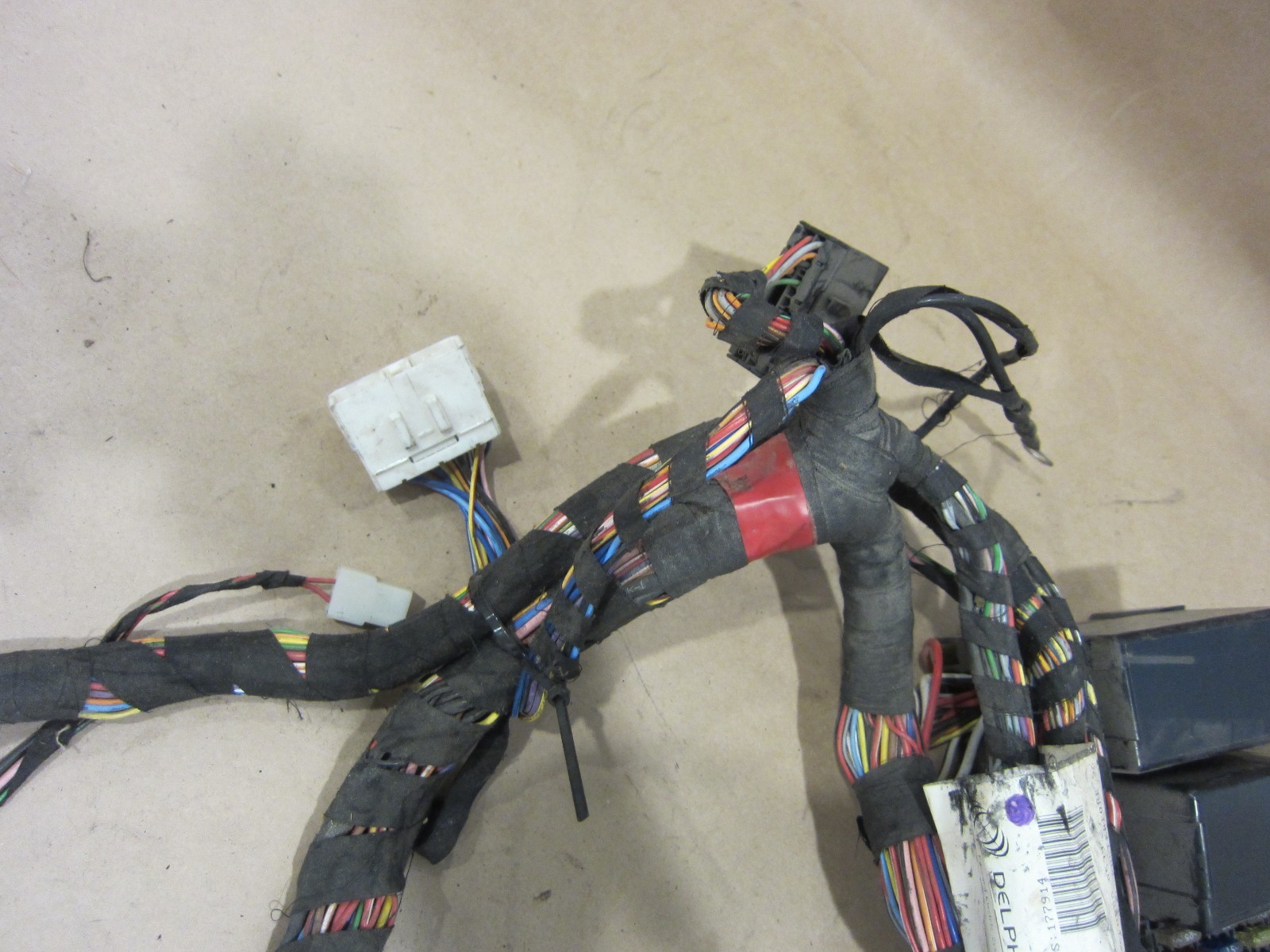 Ferrari 360 Challenge, Modena. LH Rear Tunnel Cables/WireHarness.Part# 177914