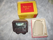 VINTAGE FILM PICTURES  JUPLEN MODEL II  2" X 2" SLIDE VIEWER IN BOX