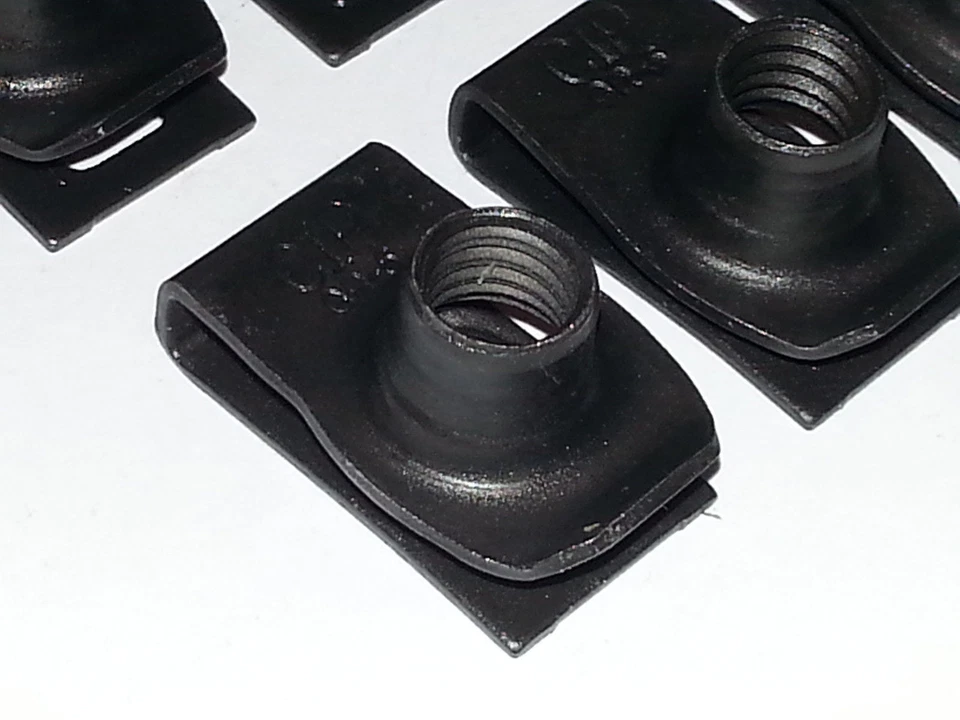 NOSR Ford Mercury Carrocería Guardabarros Marco Rejilla 5/16-18 Perno U Clip Panel J Tuerca 10p I Foto 2 de 4